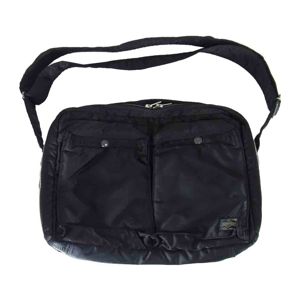 PORTER ポーター  TANKER タンカー ショルダー バッグ ブラック系【中古】