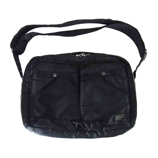 PORTER ポーター  TANKER タンカー ショルダー バッグ ブラック系【中古】