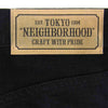 NEIGHBORHOOD ネイバーフッド 182DCNH-PTM16 SKINNY CPT スキニー デニム パンツ ブラック系 M【美品】【中古】