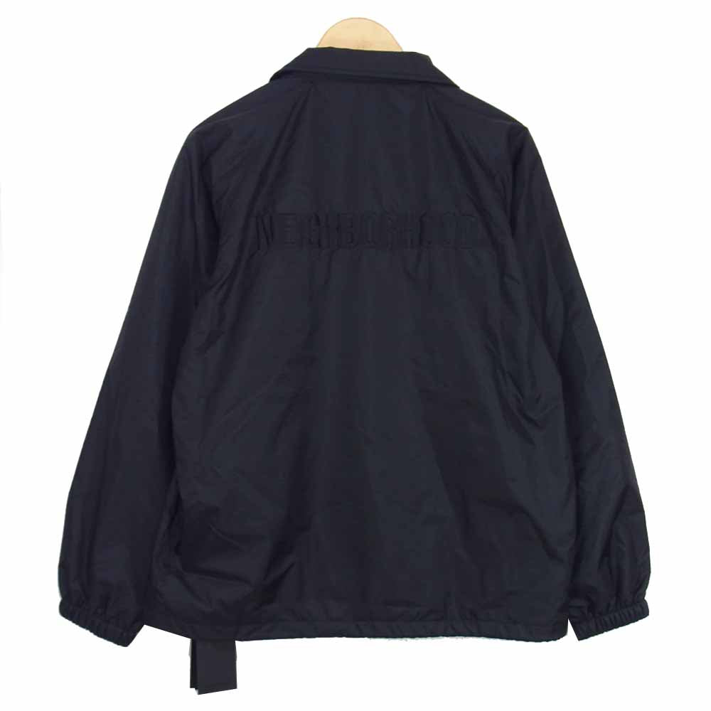NEIGHBORHOOD ネイバーフッド 20SS 211TSNH-JKM01 BROOKS N-JKT ブルックス ナイロン コーチ ジャケット ブラック系 S【新古品】【未使用】【中古】