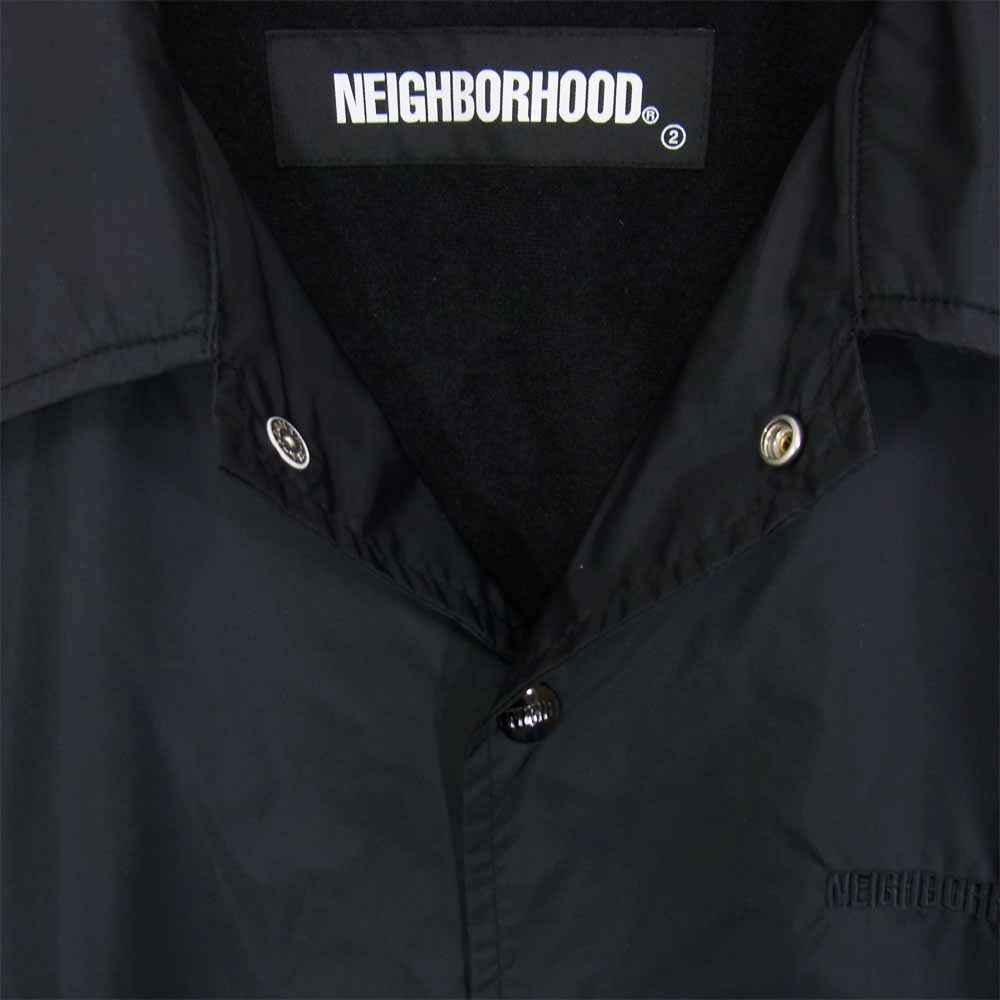 NEIGHBORHOOD ネイバーフッド 20SS 211TSNH-JKM01 BROOKS N-JKT ブルックス ナイロン コーチ ジャケット ブラック系 S【新古品】【未使用】【中古】