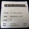 NEIGHBORHOOD ネイバーフッド 20SS 211TSNH-JKM01 BROOKS N-JKT ブルックス ナイロン コーチ ジャケット ブラック系 S【新古品】【未使用】【中古】