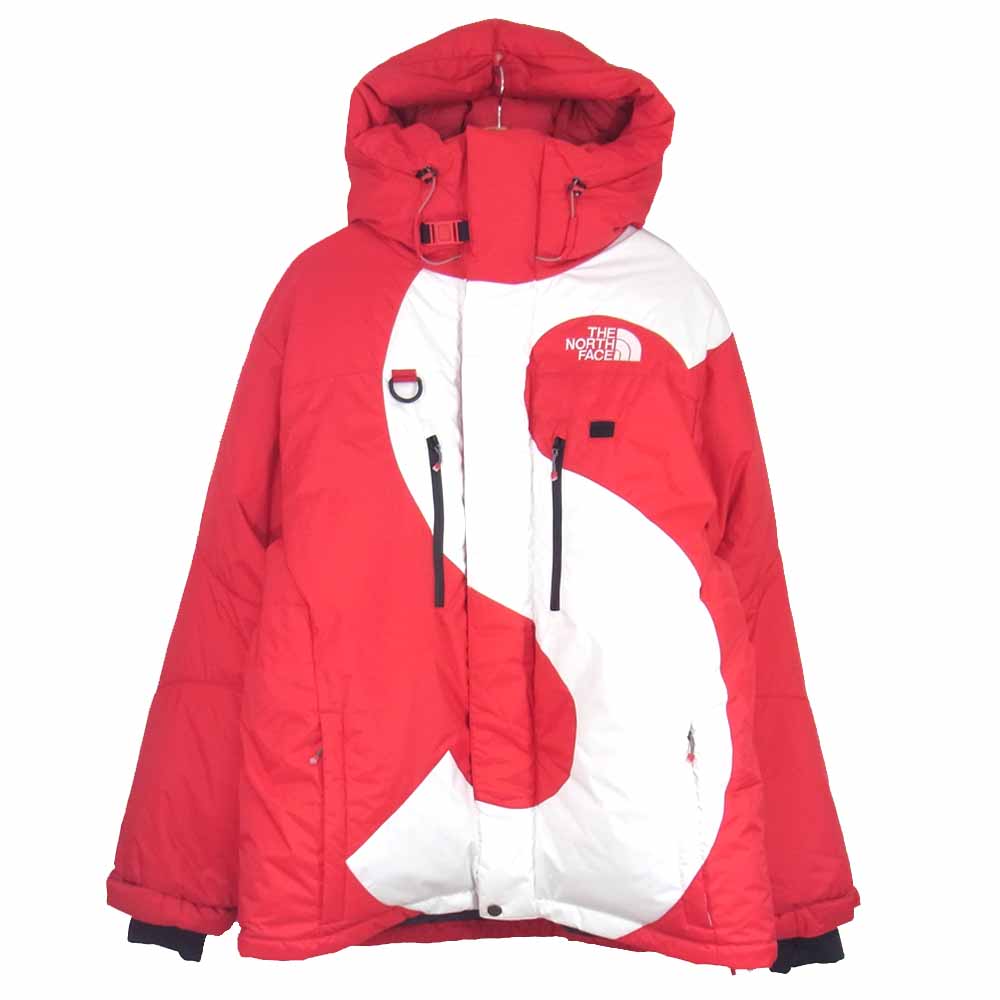 Supreme シュプリーム × ノースフェイス THE NORTH FACE 20AW 国内正規 ND92003I S Logo Himalayan Parka ヒマラヤンパーカ 赤 レッド系 L【美品】【中古】
