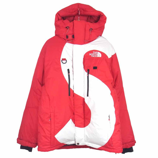 Supreme シュプリーム × ノースフェイス THE NORTH FACE 20AW 国内正規 ND92003I S Logo Himalayan Parka ヒマラヤンパーカ 赤 レッド系 L【美品】【中古】