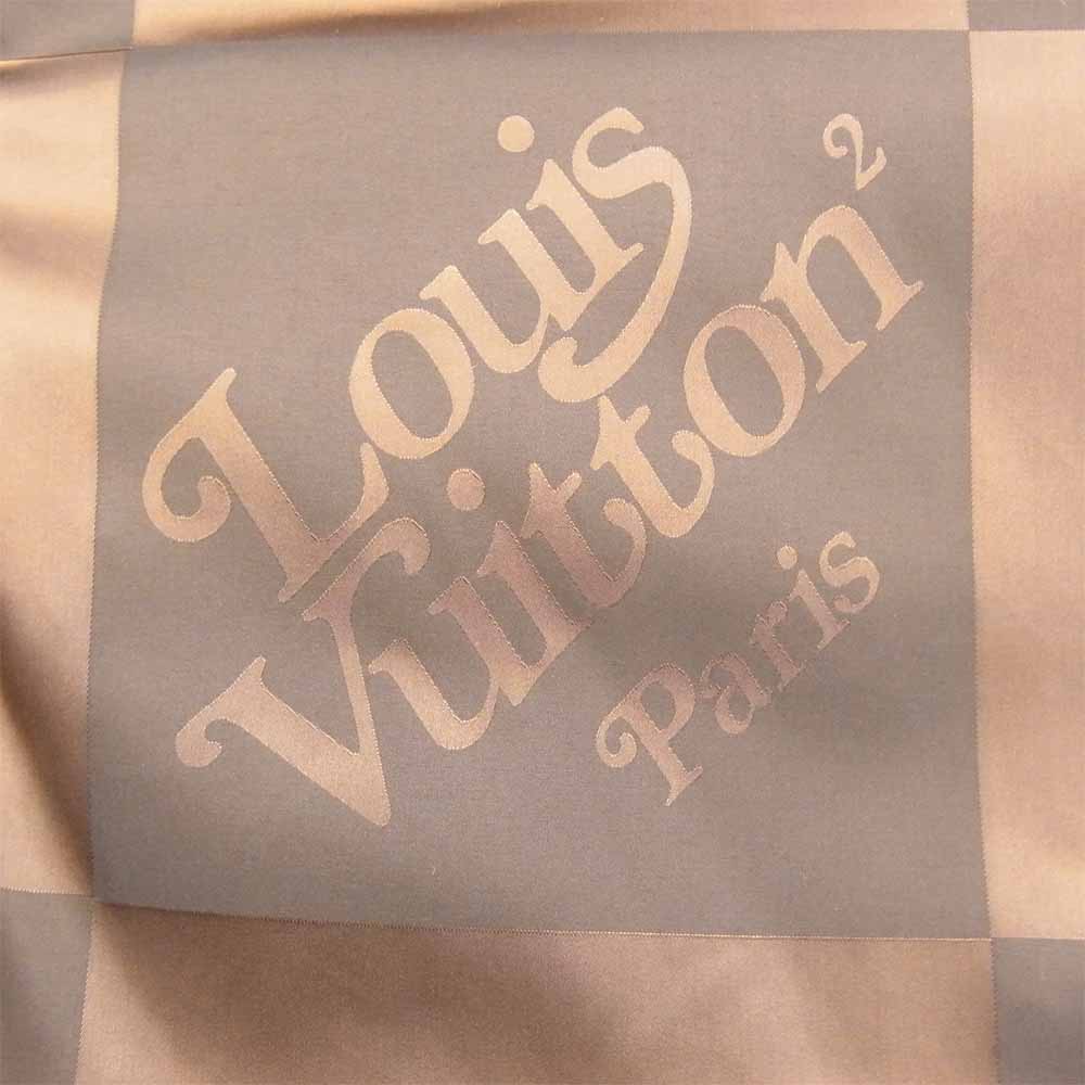 LOUIS VUITTON ルイ・ヴィトン × NIGO 国内正規品 20AW 1A81PQ リバーシブル ダミエ ジャイアント ボンバー ジャケット ブラウン系 50【美品】【中古】
