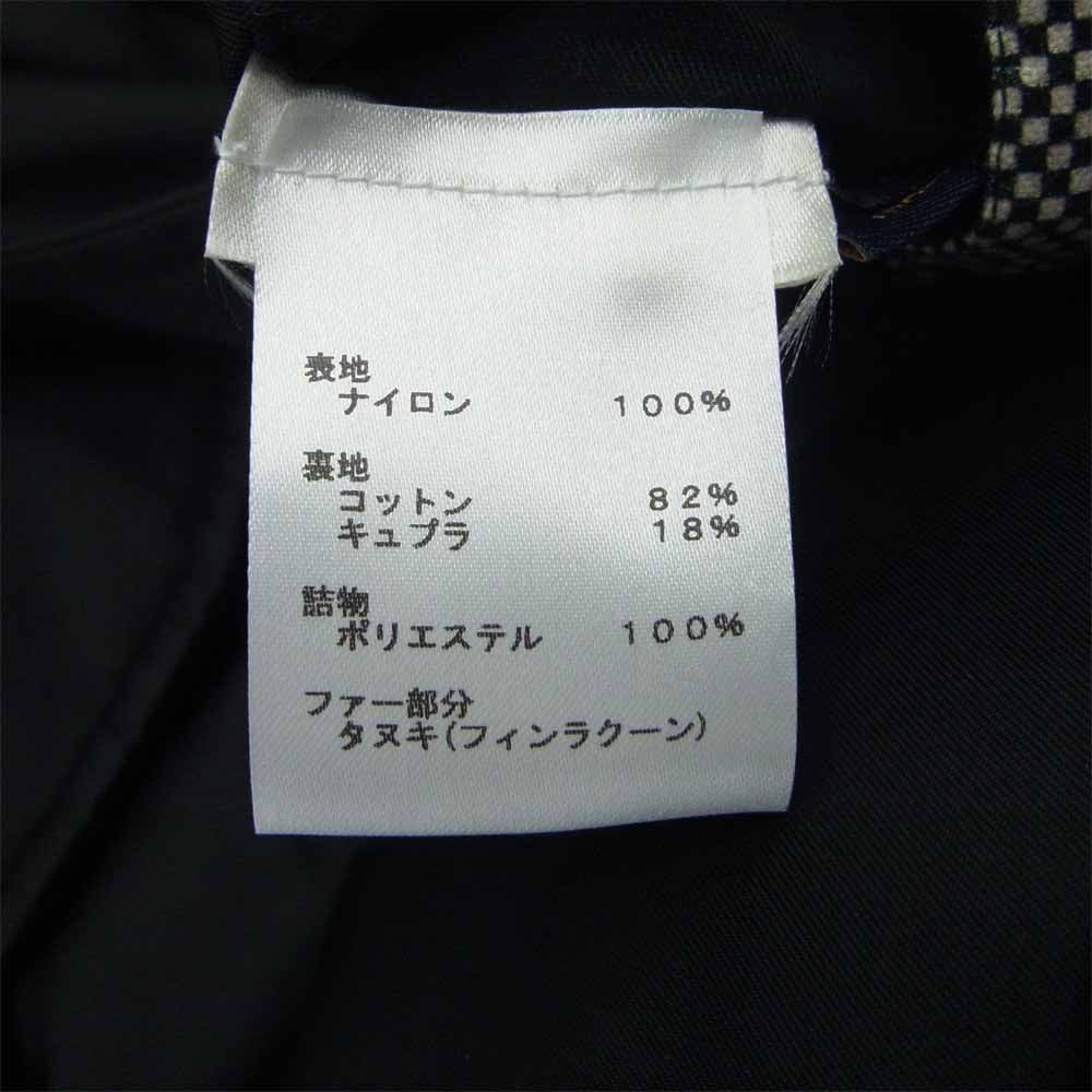 LOUIS VUITTON ルイ・ヴィトン × NIGO 国内正規品 20AW 1A81P8 エンブロイダリー LV マウンテン アビエイター ブルゾン ブラック系 52【美品】【中古】