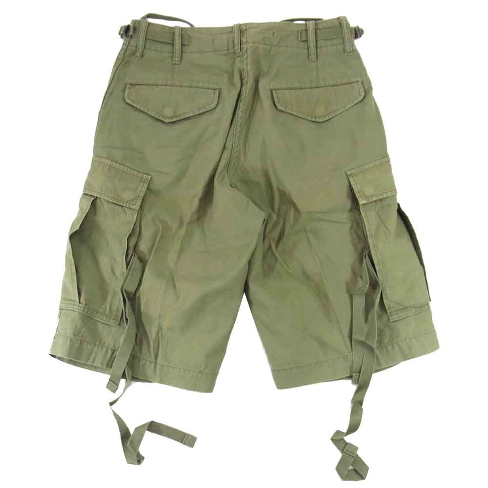 Nigel Cabourn ナイジェルケーボン ミニタリー カーゴ ショートパンツ カーキ系 30【中古】