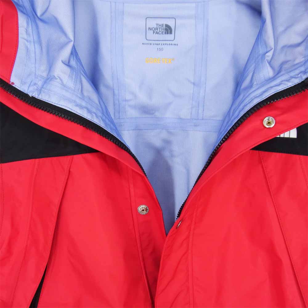 THE NORTH FACE ノースフェイス NPJ11500 キッズ ジュニア Mountain Raintex Jacket マウンテン レインテックス ジャケット レッド系 150【美品】【中古】