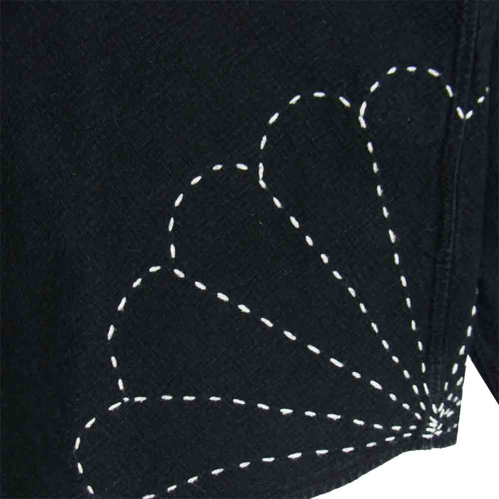VISVIM ビズビム 0116305011005 16SS LUNGTA B.D. SASHIKO L/S INDIGO OVERDYE ブラック系 1【中古】