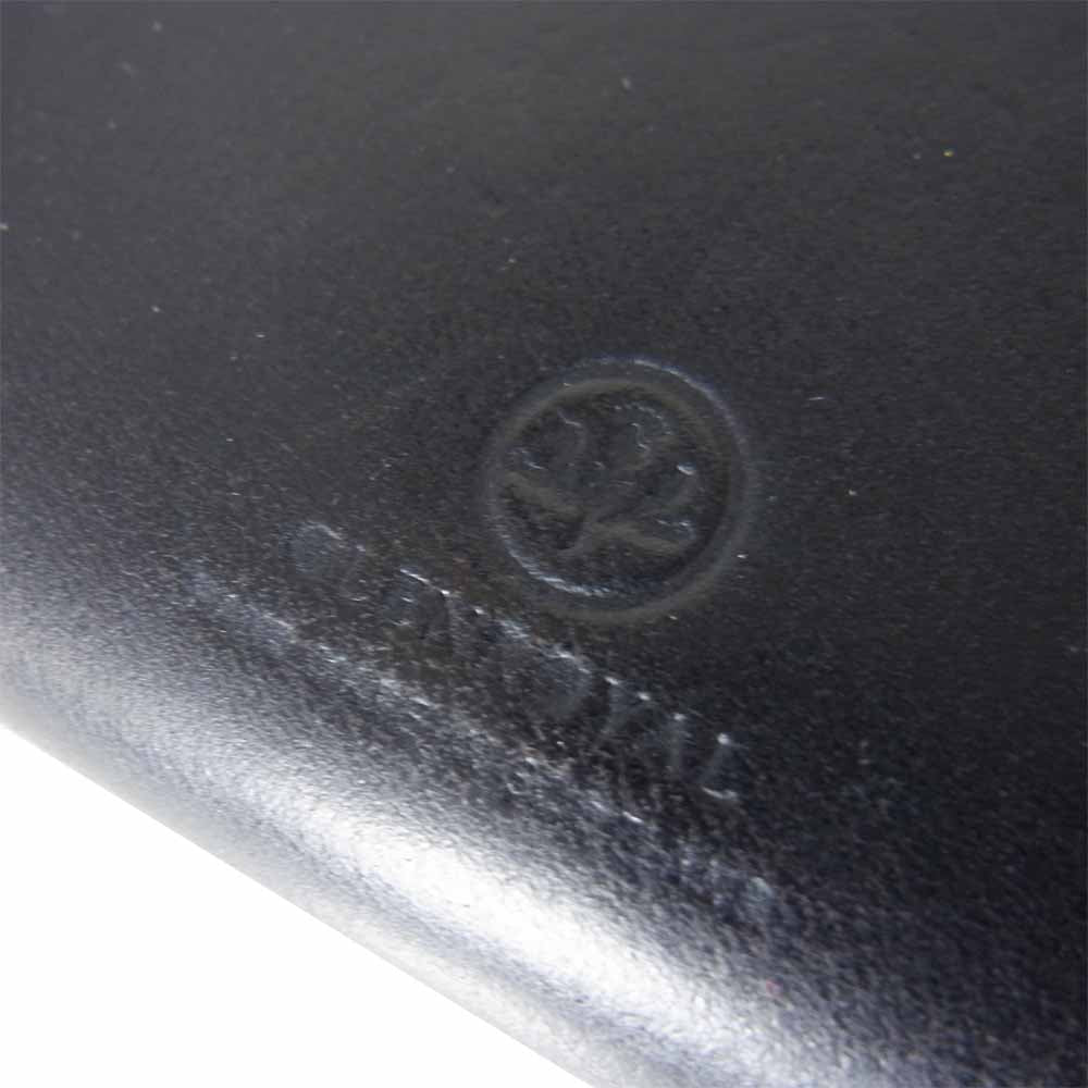GLENROYAL グレンロイヤル レザー ラウンドジップ 長財布 ネイビー系【中古】