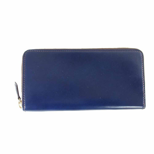 COCOMEISTER ココマイスター コードバン スカイスクレーパー 長財布 ネイビー系【美品】【中古】