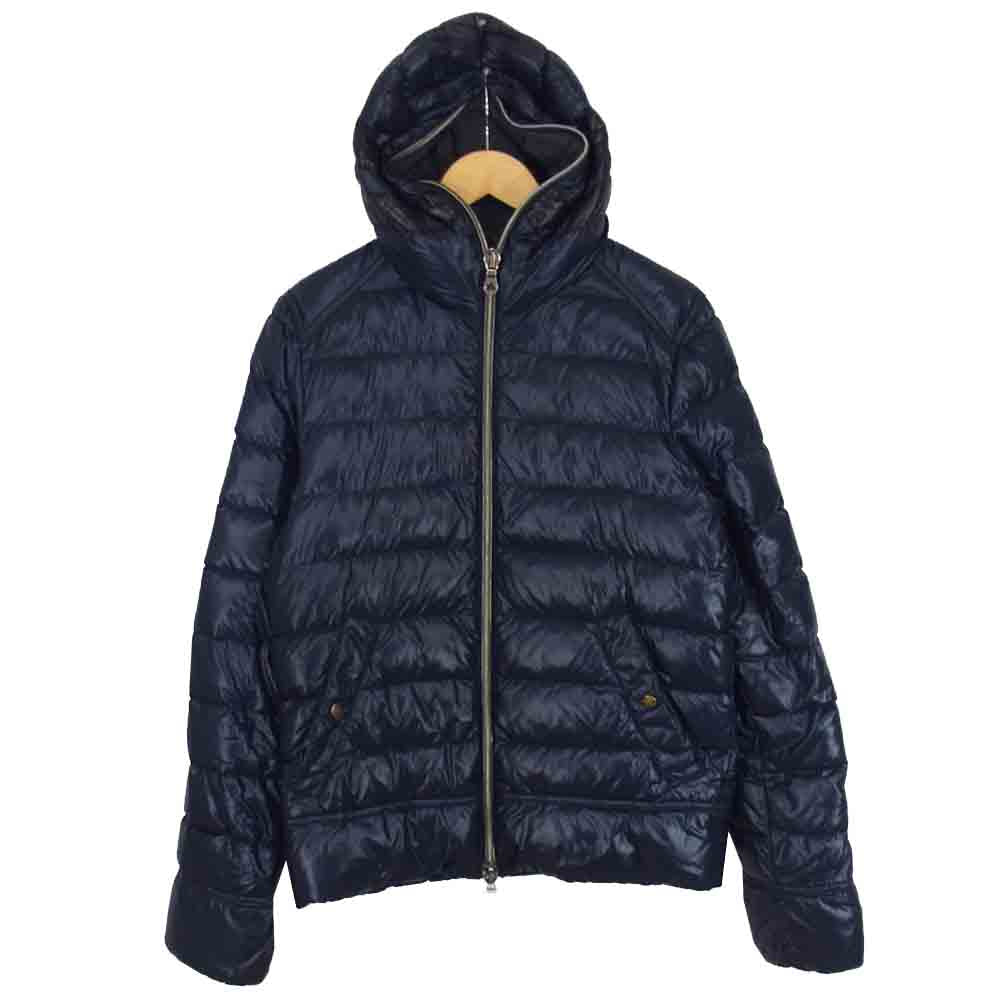 DUVETICA デュベティカ ジップ ダウン ジャケット ネイビー系 48【中古】