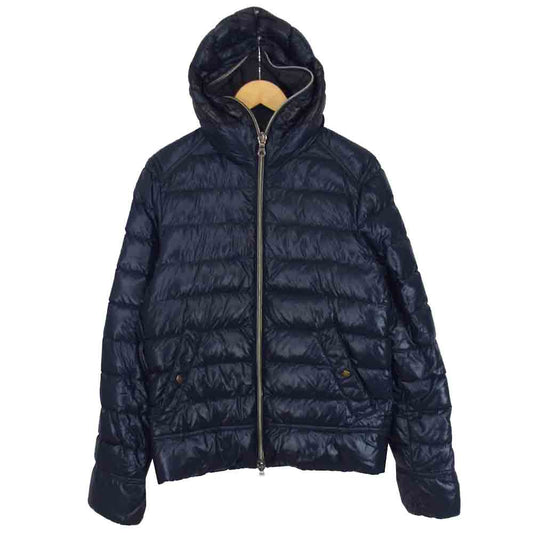 DUVETICA デュベティカ ジップ ダウン ジャケット ネイビー系 48【中古】