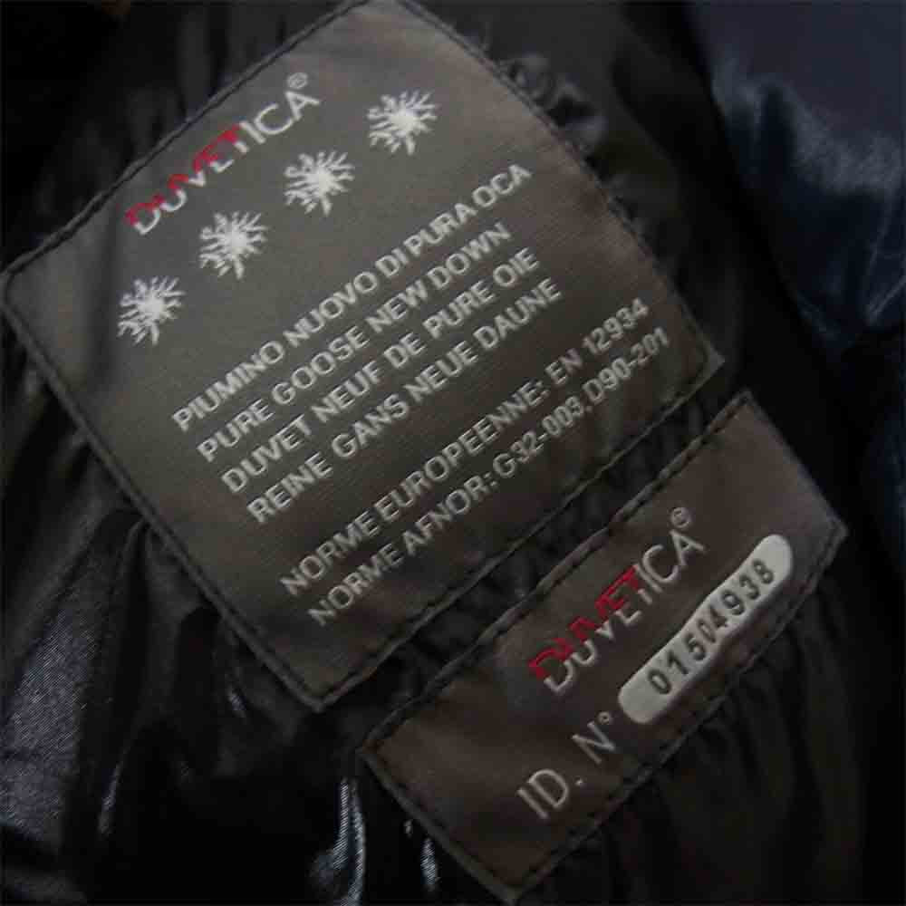 DUVETICA デュベティカ ジップ ダウン ジャケット ネイビー系 48【中古】