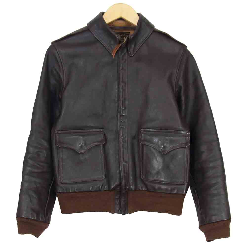 The REAL McCOY'S ザリアルマッコイズ 30-1415 TYPE A-2 MIDDLETOWN PA.フライトジャケット ブラウン系 36【中古】