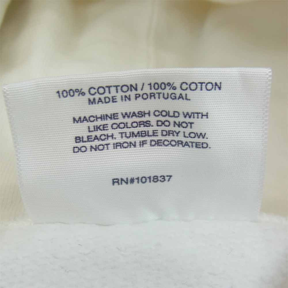 Supreme シュプリーム × コムデギャルソン COMME des GARCONS SHIRT 18AW Split Box Logo Hooded Sweatshirt スプリット ボックスロゴ パーカー ホワイト系 M【美品】【中古】