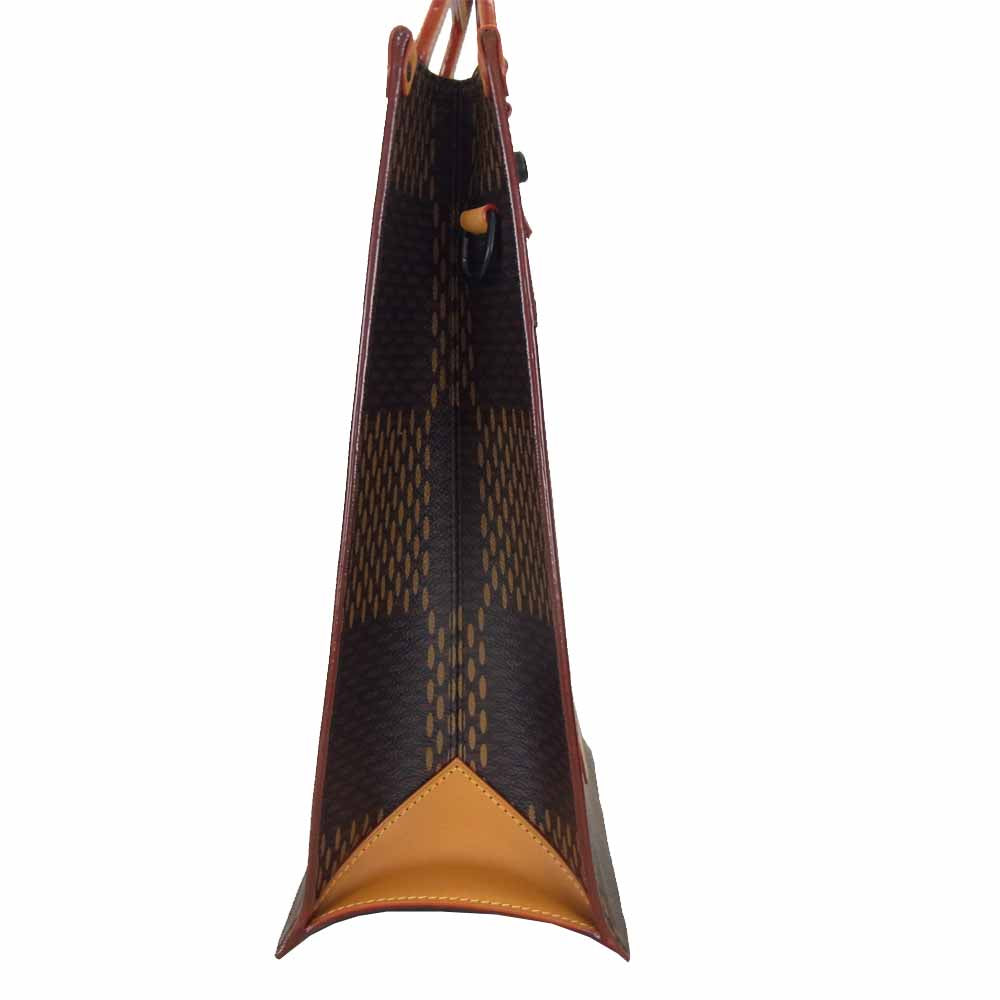 LOUIS VUITTON ルイ・ヴィトン × NIGO × ヴァージル・アブロー 未使用 N40355 ミニトート ダミエ・エベヌ ジャイアント モノグラム キャンバス ブラウン系【新古品】【未使用】【中古】