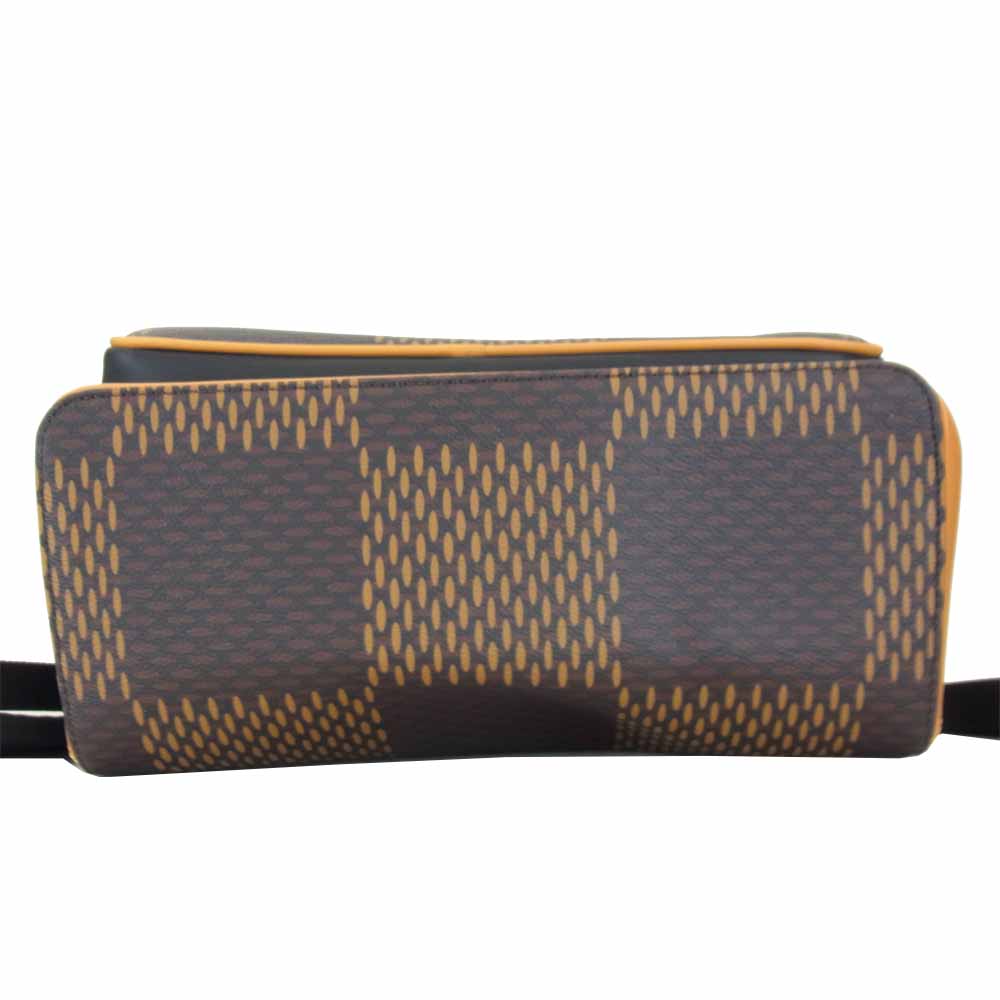 LOUIS VUITTON ルイ・ヴィトン × NIGO × ヴァージル・アブロー N40380 キャンパス バックパック ダミエ・エベヌ ジャイアント モノグラム ブラウン系【新古品】【未使用】【中古】