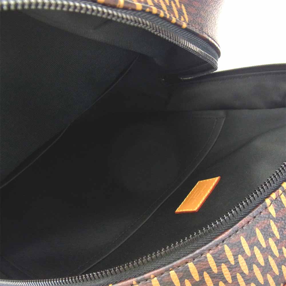 LOUIS VUITTON ルイ・ヴィトン × NIGO × ヴァージル・アブロー N40380 キャンパス バックパック ダミエ・エベヌ ジャイアント モノグラム ブラウン系【新古品】【未使用】【中古】