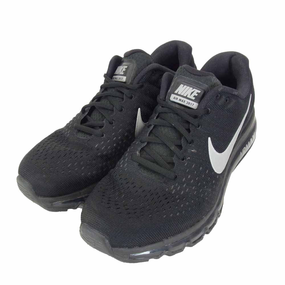 NIKE ナイキ AIR MAX 2017 エア マックス ブラック系 27cm【中古 