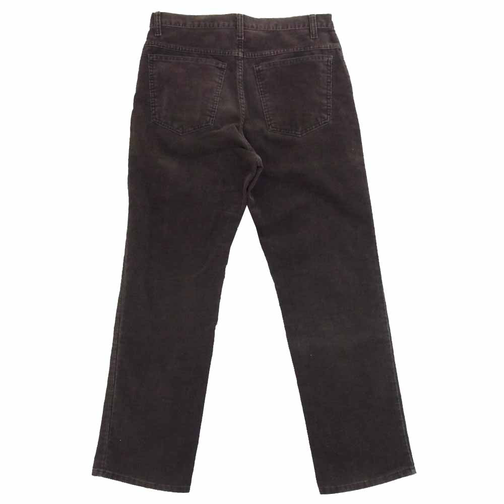 J.C.ペニー USA製 コーデュロイ パンツ コットン ポリエステル L29 黒茶系 32【中古】