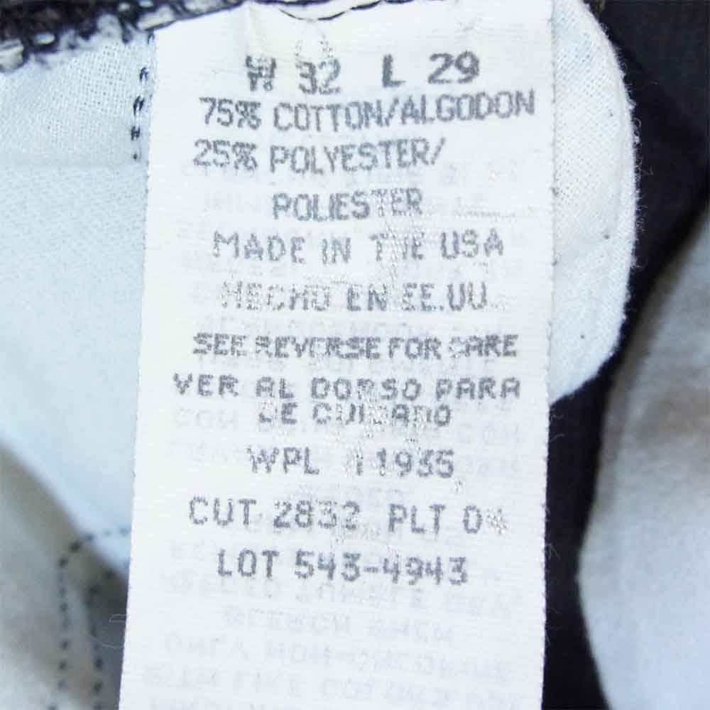 J.C.ペニー USA製 コーデュロイ パンツ コットン ポリエステル L29 黒茶系 32【中古】