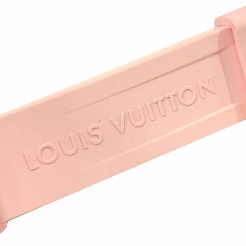 LOUIS VUITTON ルイ・ヴィトン R17089 タンブール用 モノグラム ストラップ 替え ラバー ベルト ピンク系【美品】【中古】