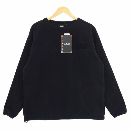 WILDTHINGS ワイルドシングス WT21105N POLARTEC ABLE CREW ポーラテック エイブル クルー フリース トレーナー ブラック系 L【新古品】【未使用】【中古】