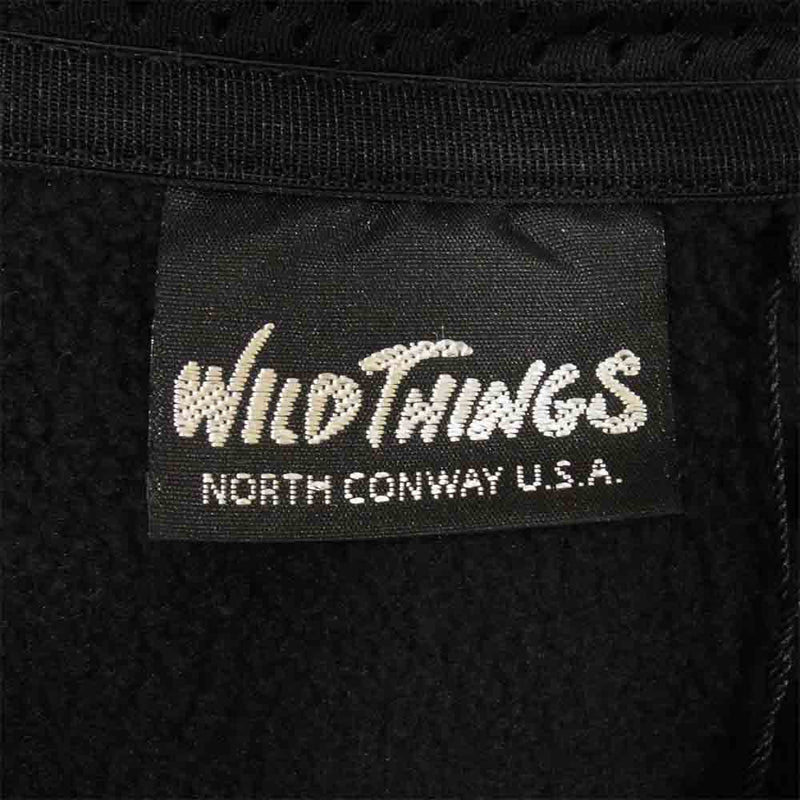 WILDTHINGS ワイルドシングス WT21105N POLARTEC ABLE CREW ポーラテック エイブル クルー フリース トレーナー ブラック系 L【新古品】【未使用】【中古】