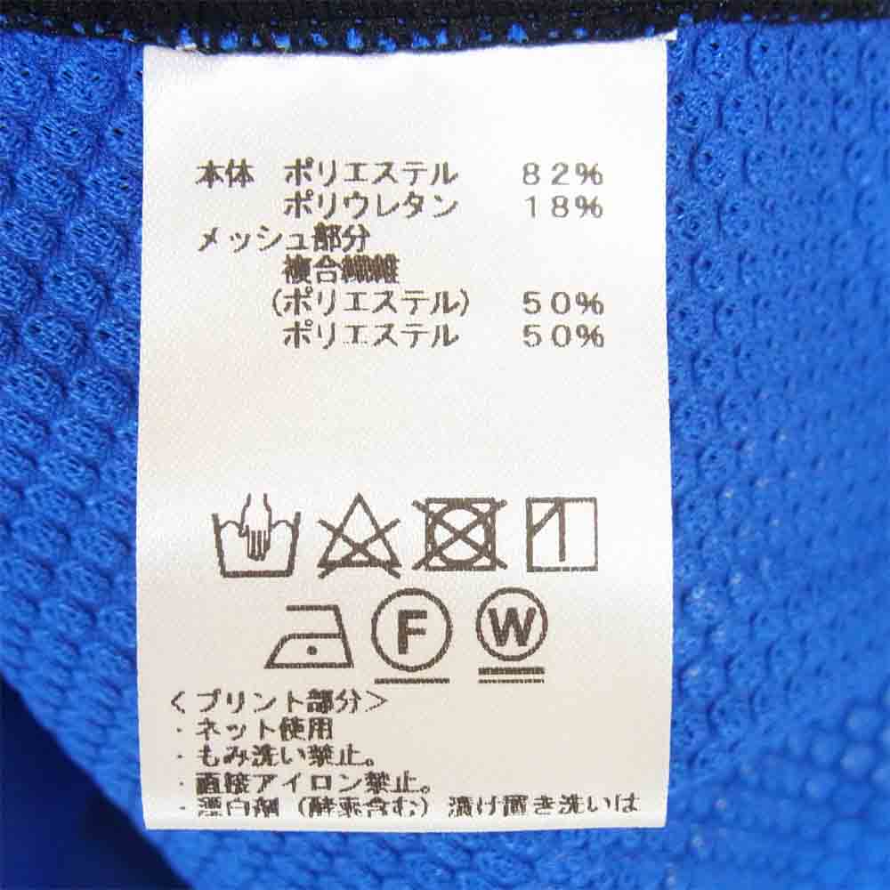 ヘンリークラブ 142-54312 ロイカストレッチ カラー ブロック ブルゾン 青×黒系 40【新古品】【未使用】【中古】