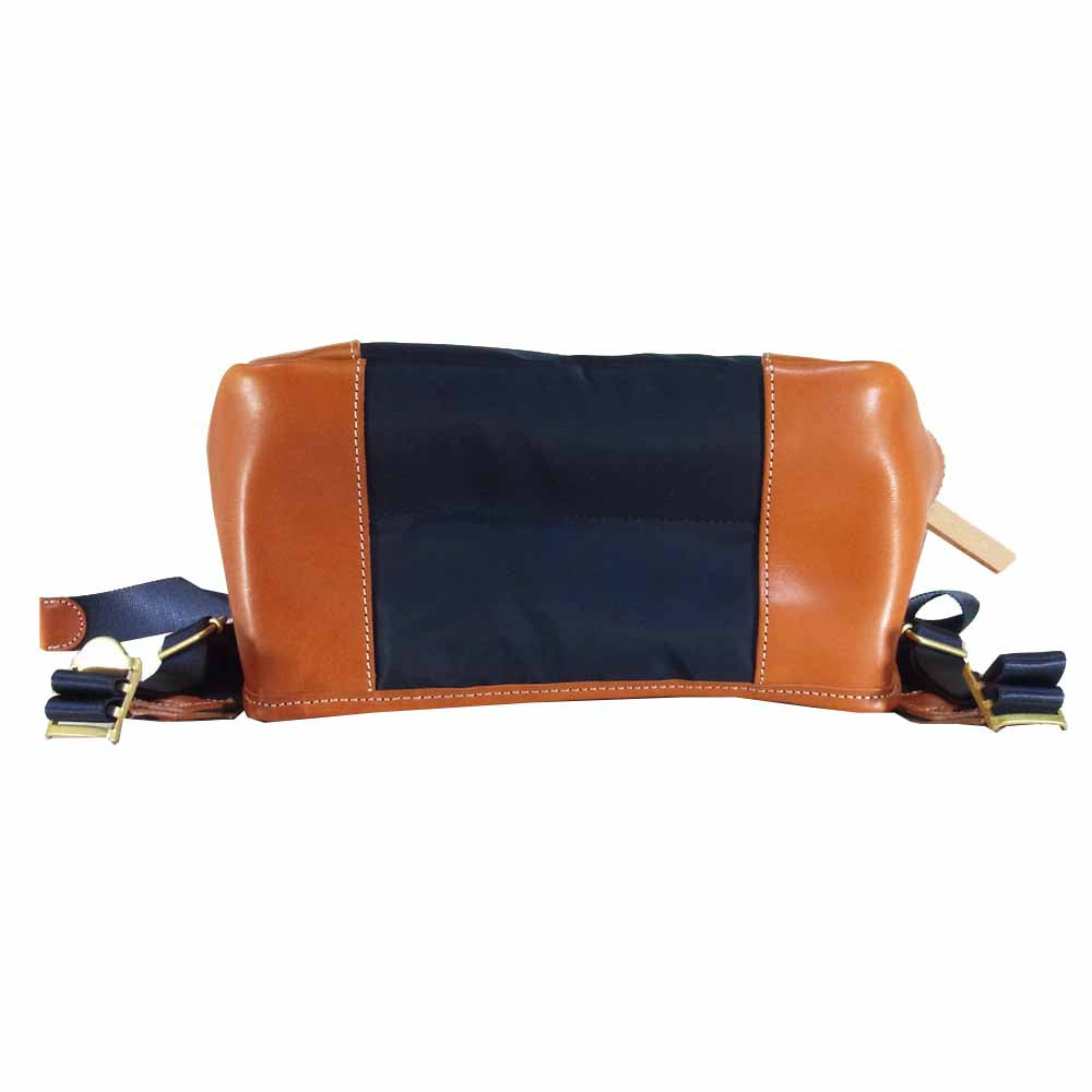 レガーレ Japone ジャポネ 2way トート リュック デイ パック バッグ ネイビー系【新古品】【未使用】【中古】