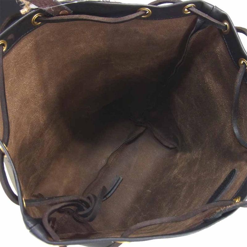 ヴァスコ VS-210L LEATHER MAIL PURSE BAG レザー メール パース トート バッグ ブラック系【新古品】【未使用】【中古】