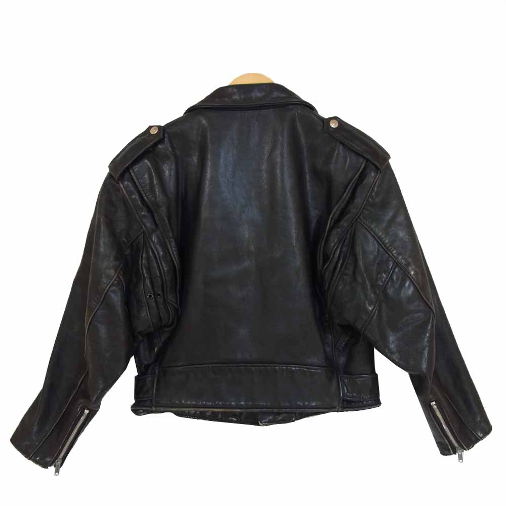schott ショット PERFECT パーフェクト ダブル ライダース レザー ジャケット ブラック系 12【中古】
