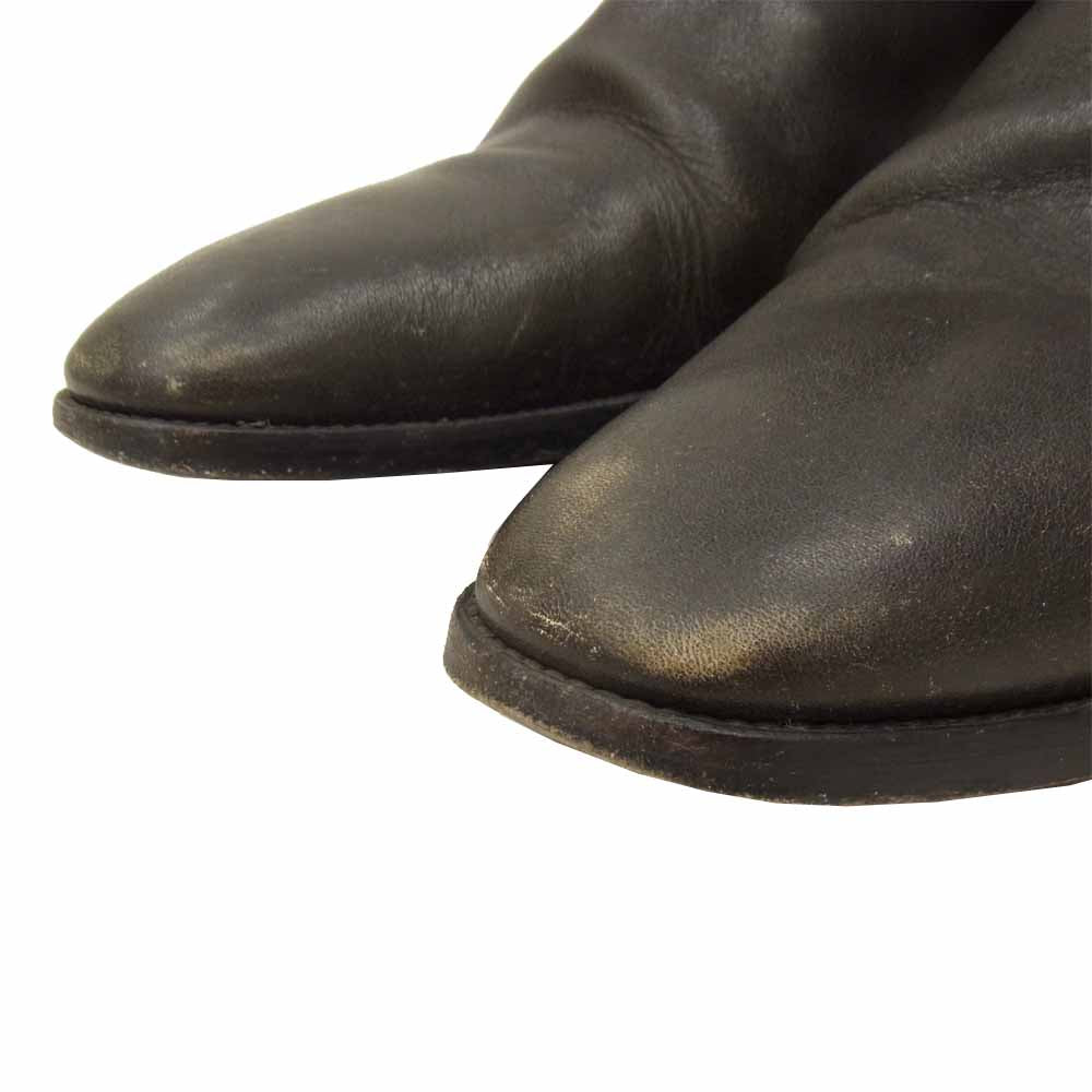 SAINT LAURENT サンローラン 5429521 0z400 6038 WYATT 40 HARNESS BOOTS ワイアット ハーネス ブーツ ブラック系 44【中古】