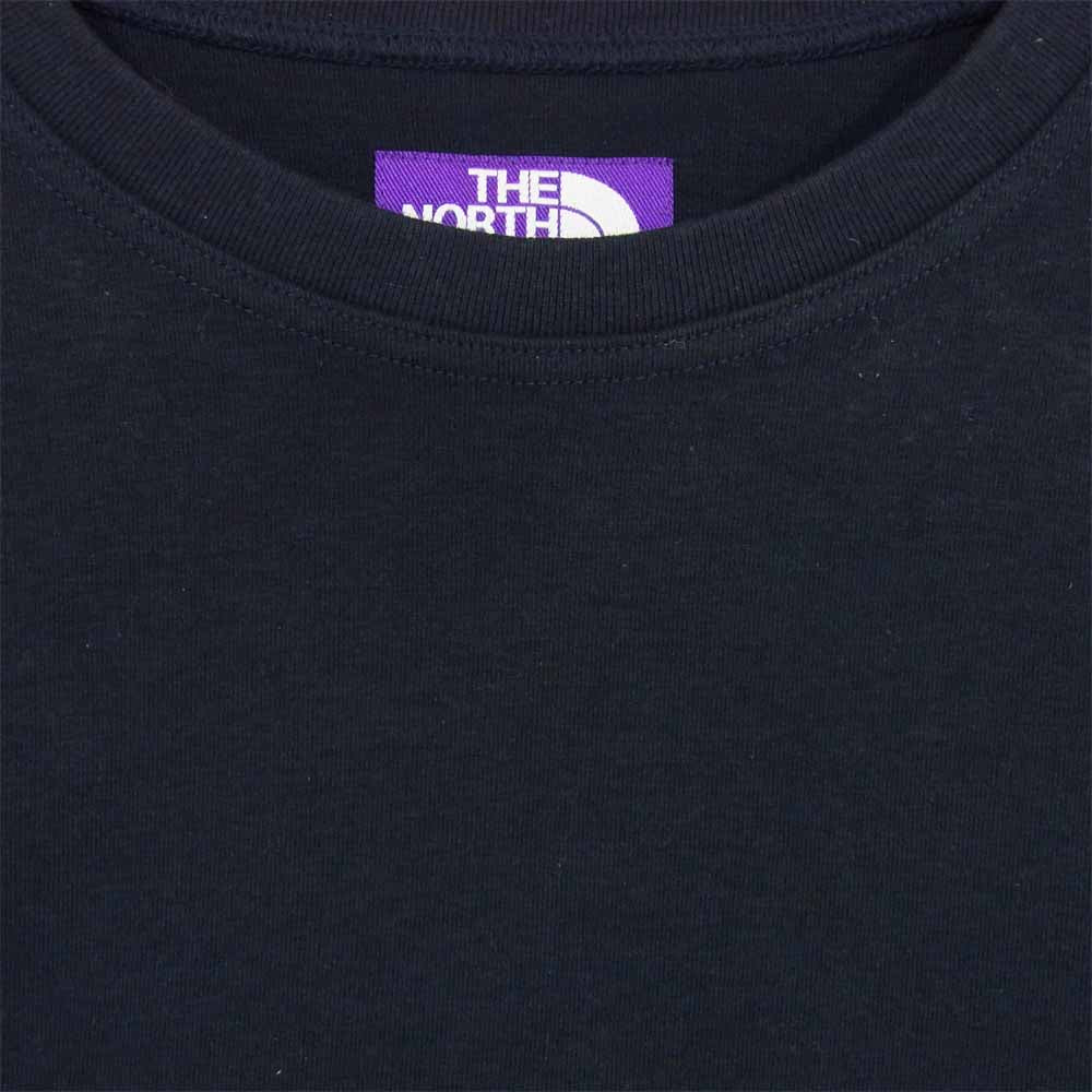 THE NORTH FACE ノースフェイス PURPLE LABEL パープル レーベル COOLMAX MOUNTAIN CREW NECK SHIRT クールマックス マウンテン クルー ネック シャツ スウェット トレーナー ネイビー系 S【中古】