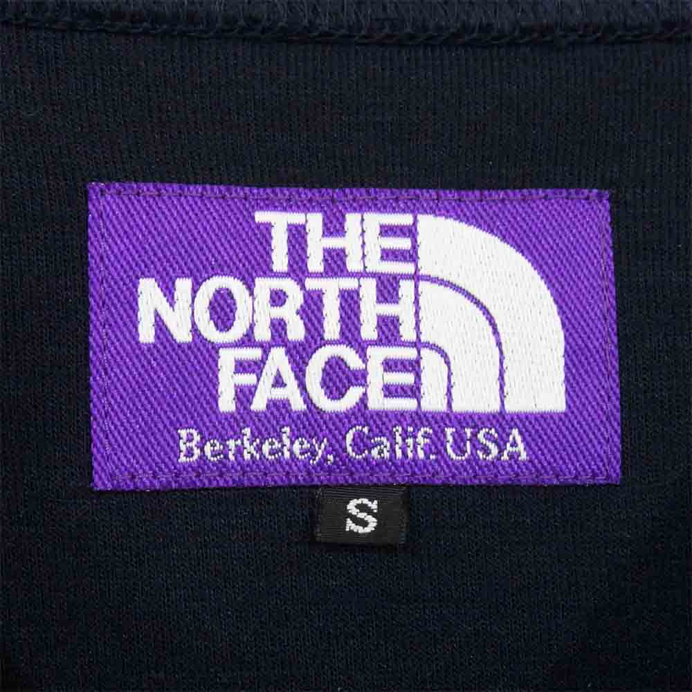 THE NORTH FACE ノースフェイス PURPLE LABEL パープル レーベル COOLMAX MOUNTAIN CREW NECK SHIRT クールマックス マウンテン クルー ネック シャツ スウェット トレーナー ネイビー系 S【中古】