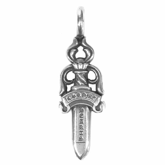 CHROME HEARTS クロムハーツ（原本有） ダブルダガー ペンダント トップ シルバー925 シルバー系【中古】