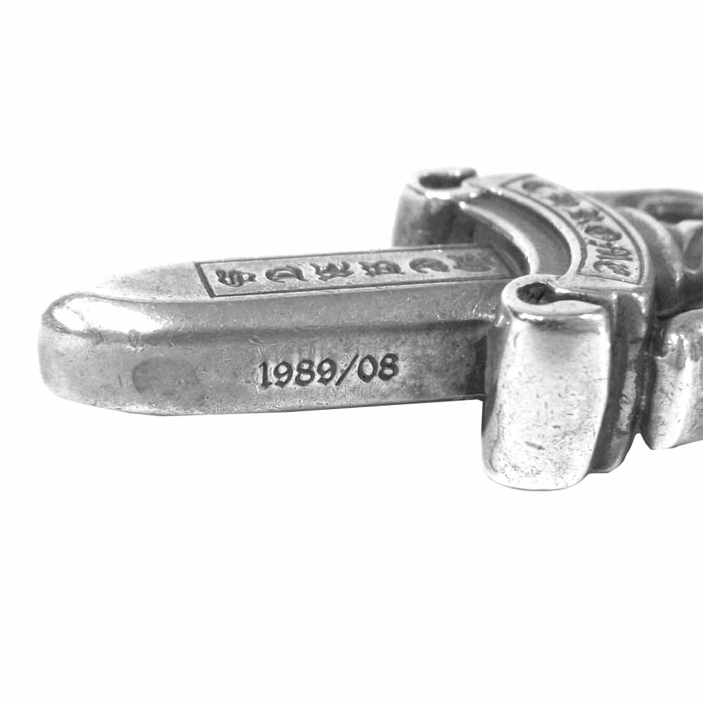 CHROME HEARTS クロムハーツ（原本有） ダブルダガー ペンダント トップ シルバー925 シルバー系【中古】