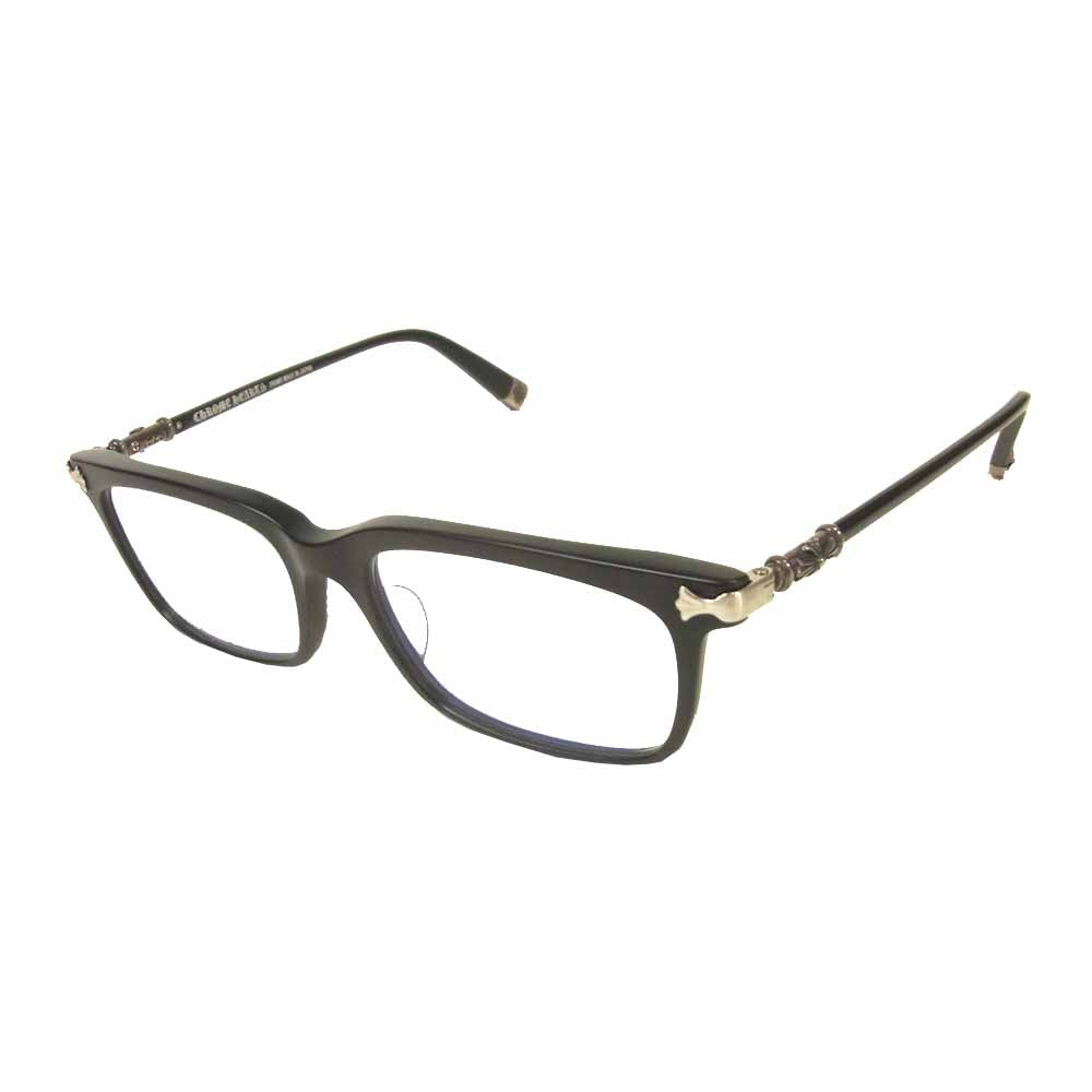 CHROME HEARTS クロムハーツ（原本無） FUN HATCH A ファンハッチ 眼鏡 ブラック系 54□18-148【中古】