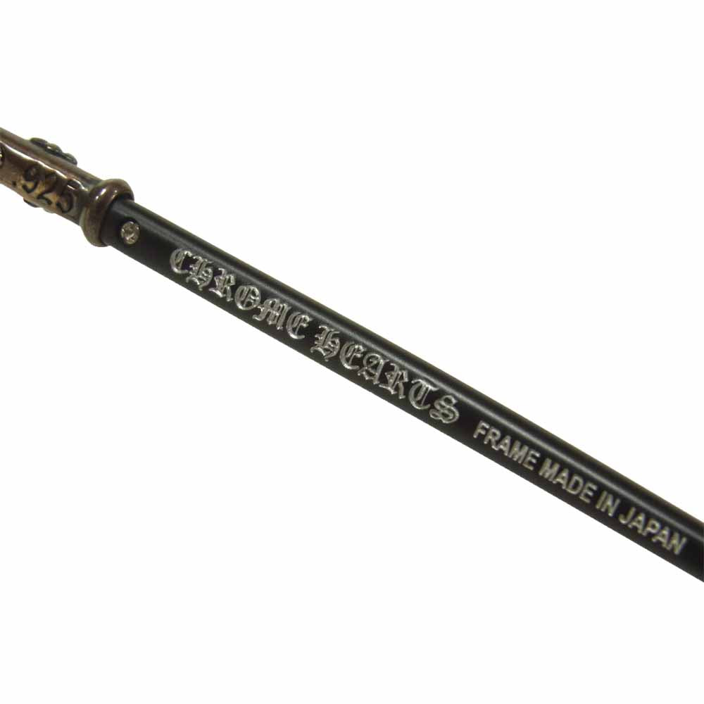 CHROME HEARTS クロムハーツ（原本無） FUN HATCH A ファンハッチ 眼鏡 ブラック系 54□18-148【中古】