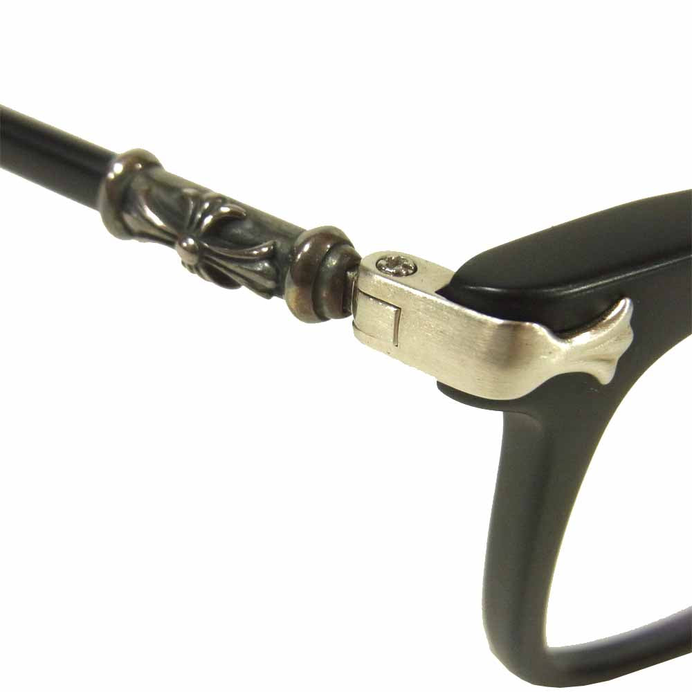 CHROME HEARTS クロムハーツ（原本無） FUN HATCH A ファンハッチ 眼鏡 ブラック系 54□18-148【中古】