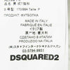 DSQUARED2 ディースクエアード S78GD0046 S22427 95:20 Slouch T-Shirt ロゴ プリント オーバーサイズ ギャザリング 半袖 Tシャツ ホワイト系 S【極上美品】【中古】