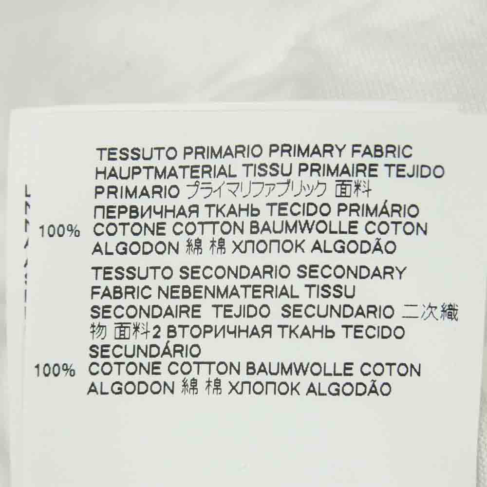 DSQUARED2 ディースクエアード S78GD0046 S22427 95:20 Slouch T-Shirt ロゴ プリント オーバーサイズ ギャザリング 半袖 Tシャツ ホワイト系 S【極上美品】【中古】