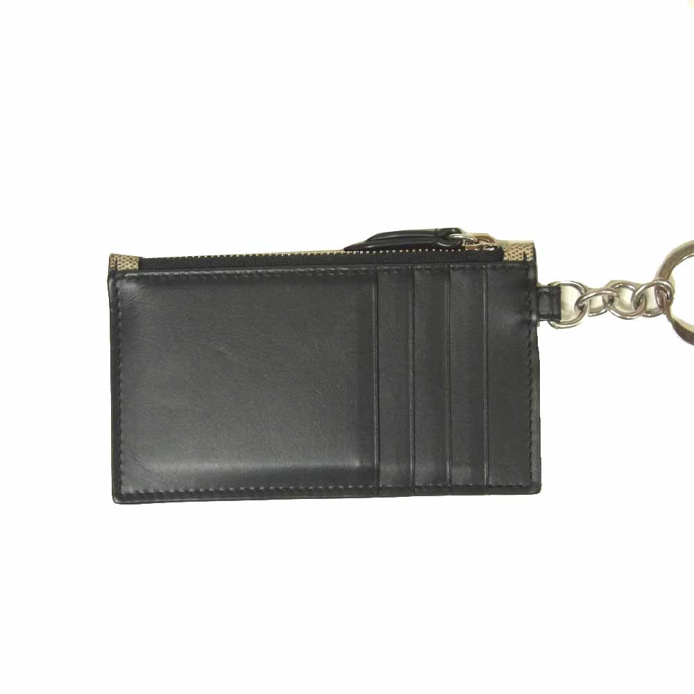 GUCCI グッチ 523903 キングスネーク プリント GGスプリーム カードケース ライトブラウン系【美品】【中古】
