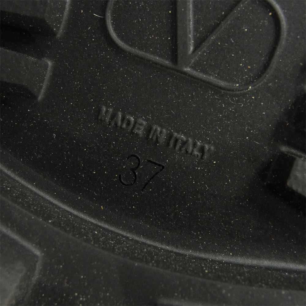 VALENTINO ヴァレンティノ UW2S0Q03 COMBAT BOOTS コンバット ブーツ イタリア製 ブラック系 37【美品】【中古】