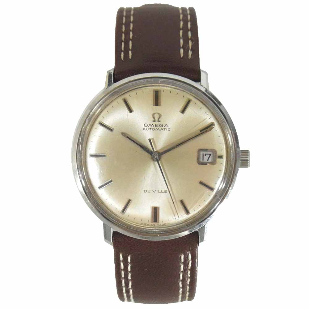 OMEGA オメガ 166033-T00L 106 アンティーク Deville デビル オートマチック 自動巻き 時計 ブラウン系【中古】