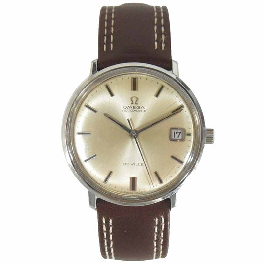 OMEGA オメガ 166033-T00L 106 アンティーク Deville デビル オートマチック 自動巻き 時計 ブラウン系【中古】