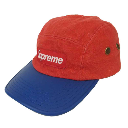 Supreme シュプリーム ジェット コットン キャップ 中国製 レッド系 ブルー系【中古】