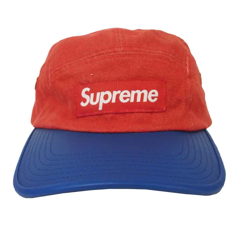 Supreme シュプリーム ジェット コットン キャップ 中国製 レッド系 ブルー系【中古】