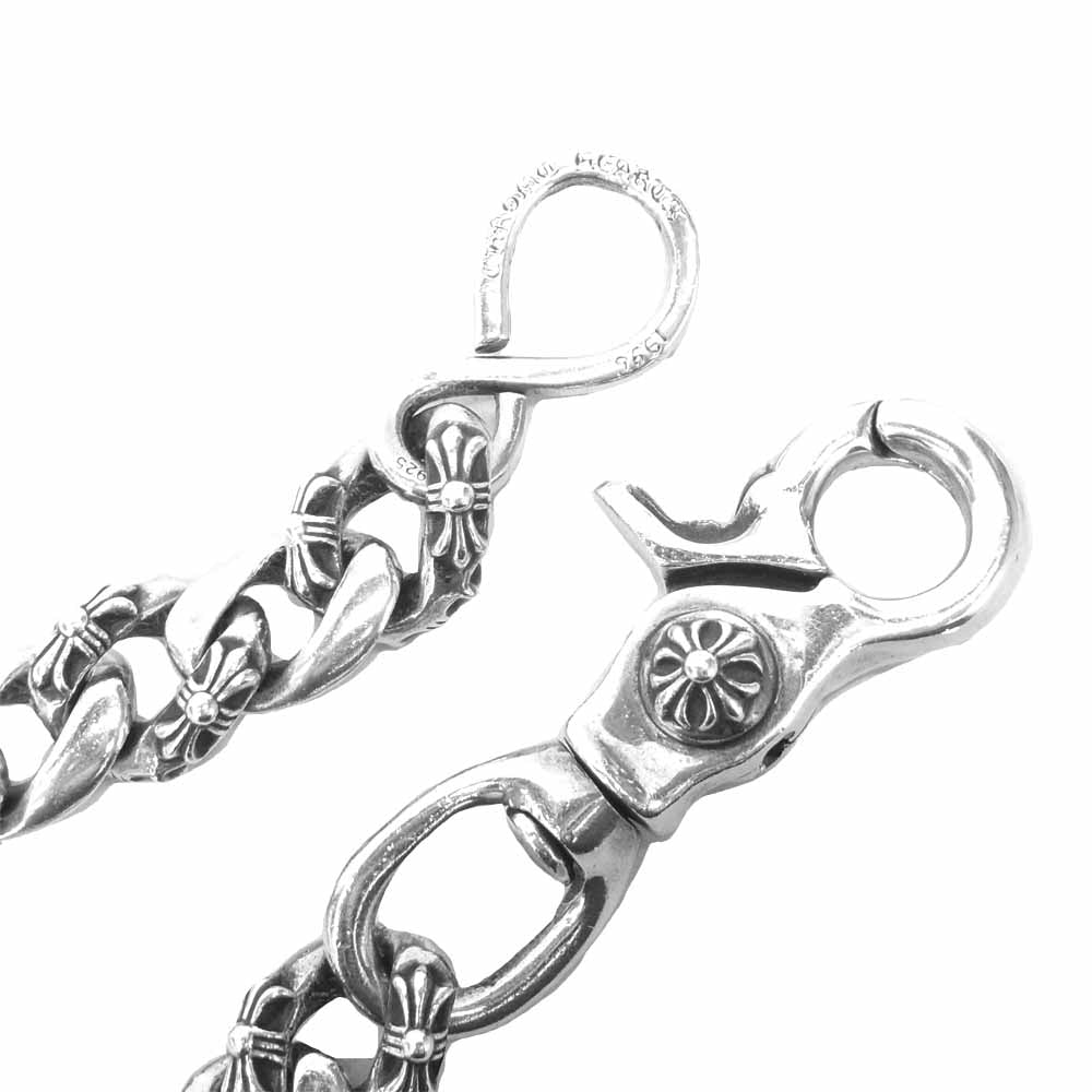 CHROME HEARTS クロムハーツ（原本無） FANCY SHORT-1 1クリップ ショート ファンシー ウォレットチェーン シルバー系【中古】